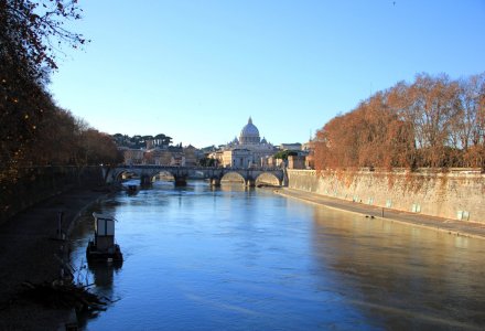 Vista dal Ponte Umberto I il 28 dicembre 2012